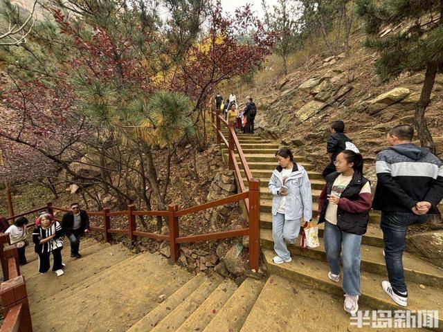 麻将糊了-登山路上，秋意十足